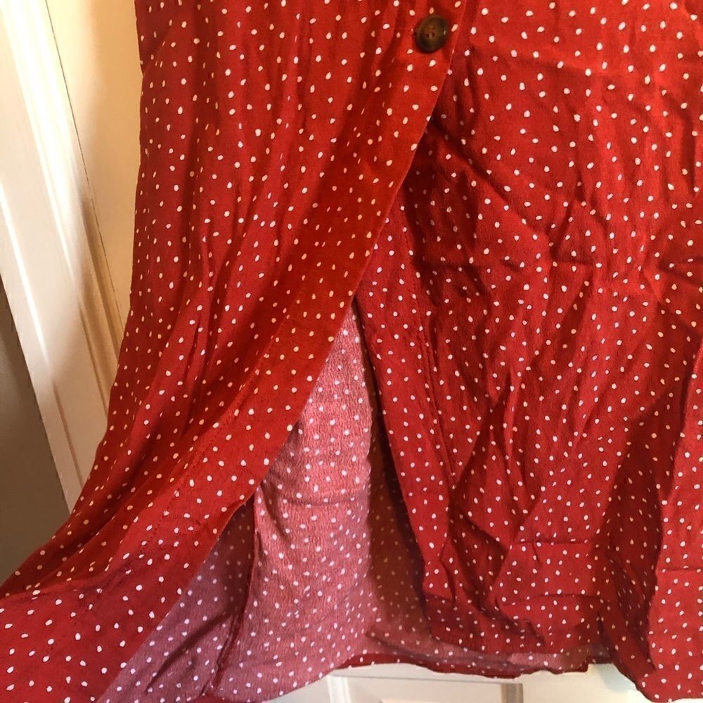 Button up polka dot skirt - Picture 5 of 7